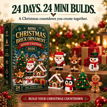Mini Christmas Brick Ornament Advent Calendar