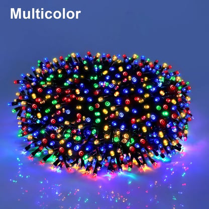 Outdoor Christmas Lights Multicolor LED String Lights