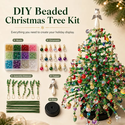 Beaded Christmas Tree DIY Craft Kit