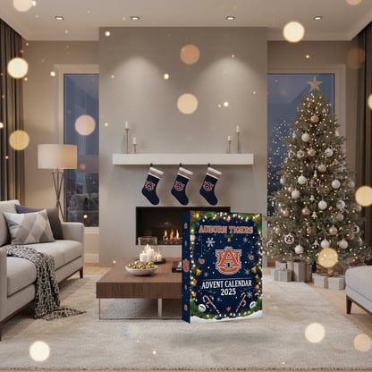 Christmas 25-day Advent Calendar with surprises Auburn Tigers Decorative Countdo