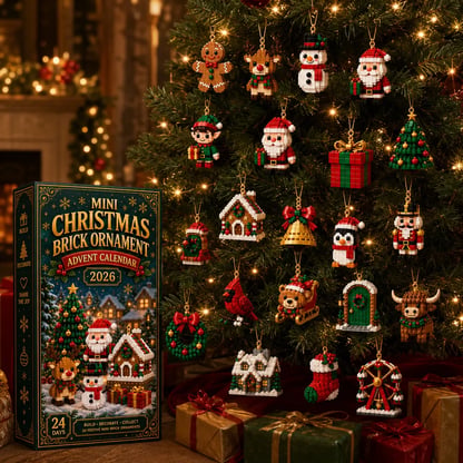 Mini Christmas Brick Ornament Advent Calendar