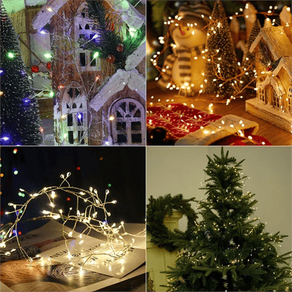 Christmas String Lights Remote-Controlled Decorative LED Strand