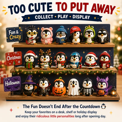 Penguin Advent Calendar Collectible Surprise Set