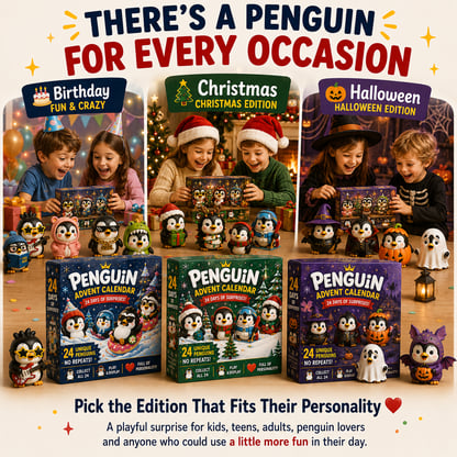 Penguin Advent Calendar Collectible Surprise Set