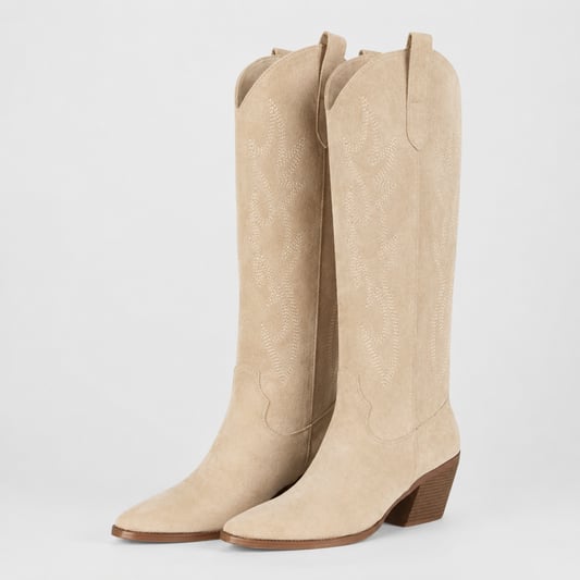 Anna | Women's Casual Knee High Cowboy Boots