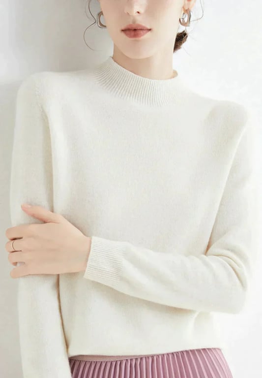 Sophia | Women's Soft Crew Cashmere Sweater