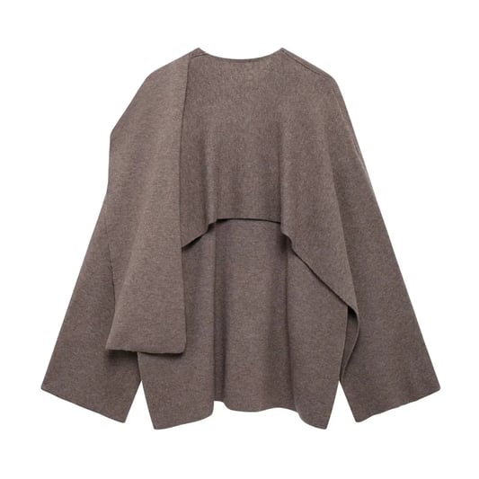 Victoria | Women's Oversized Winter Coat with Asymmetric Wrap