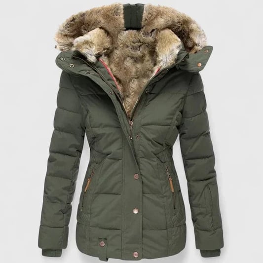 Samantha | Women's Hooded Quilted Winter Jacket