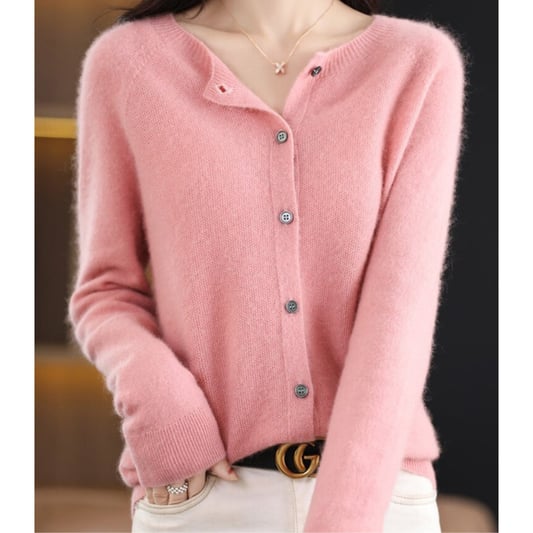 Katie | Women's Soft Cashmere Wool Cardigan