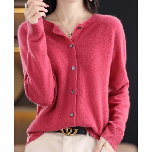 Katie | Women's Soft Cashmere Wool Cardigan