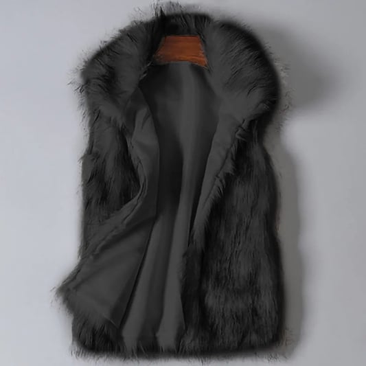 Sarah | Women's Luxe Faux Fur Vest Jacket