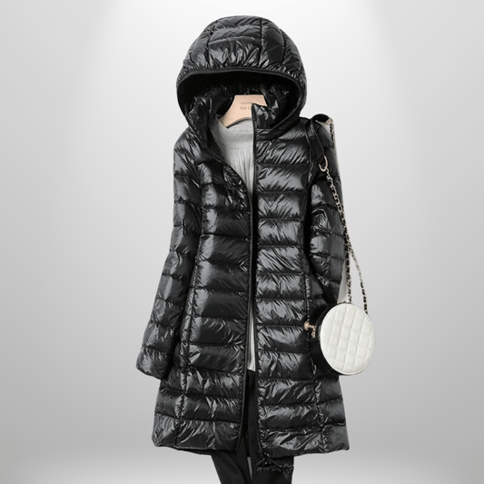 Samantha | Women's Hooded Long Puffer Jacket