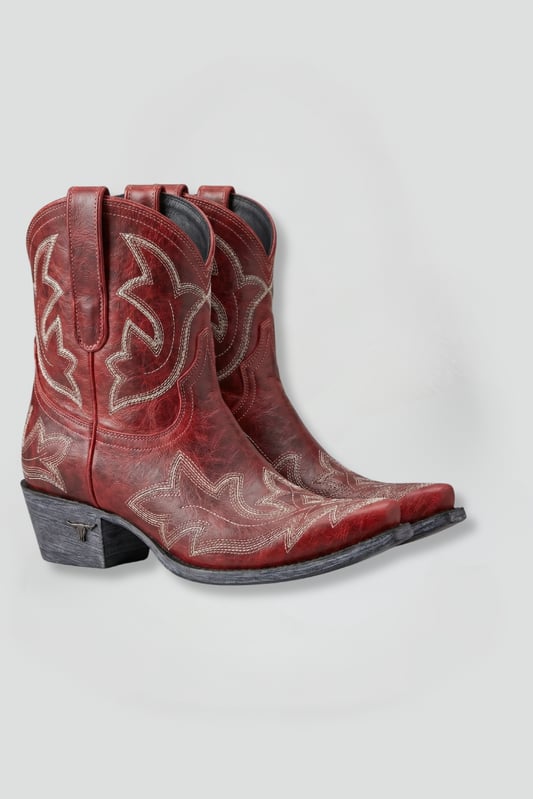 Tilly | Women's Embroidered Leather Cowgirl Boots