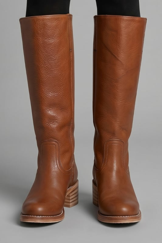 Lesley | Women's Chunky Mid Calf Boots