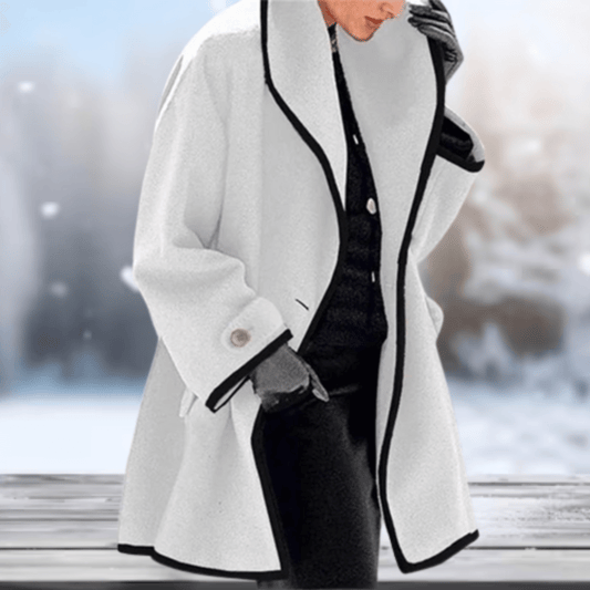 Nicola | Women's Oversized Notch-Lapel Wool Coat