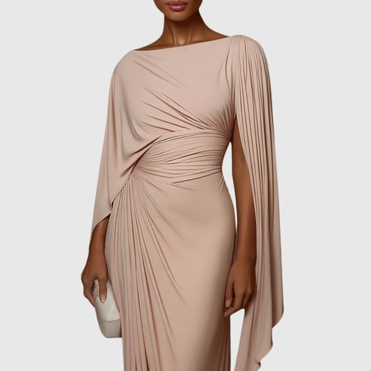 Cecily | Women's Draped Maxi Formal Dress