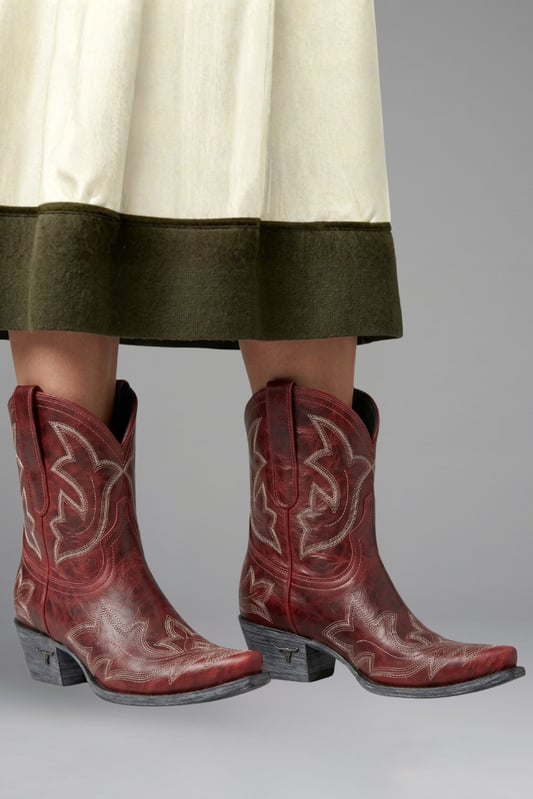 Tilly | Women's Embroidered Leather Cowgirl Boots