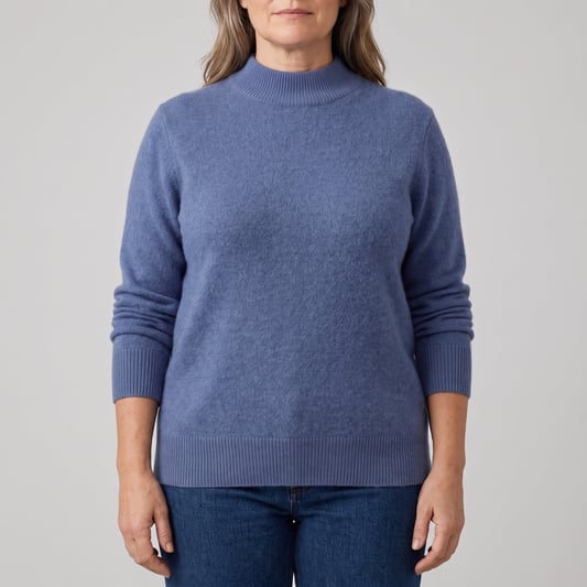 Gillian | Women's Soft Ribbed Cashmere Sweater