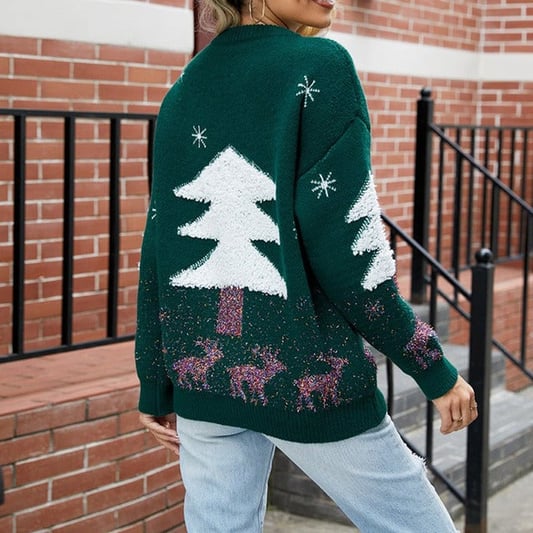 Grace | Women's Festive Christmas Tree Sweater