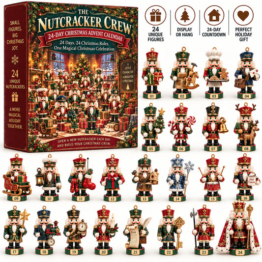 Nutcracker Advent Calendar Collectible Figures Set