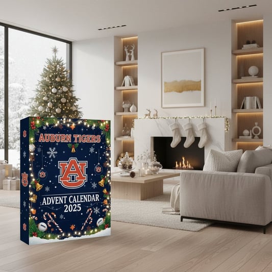 Christmas 25-day Advent Calendar with surprises Auburn Tigers Decorative Countdo