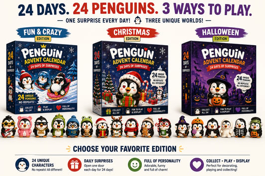 Penguin Advent Calendar Collectible Surprise Set