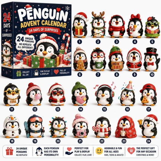 Penguin Advent Calendar Collectible Surprise Set