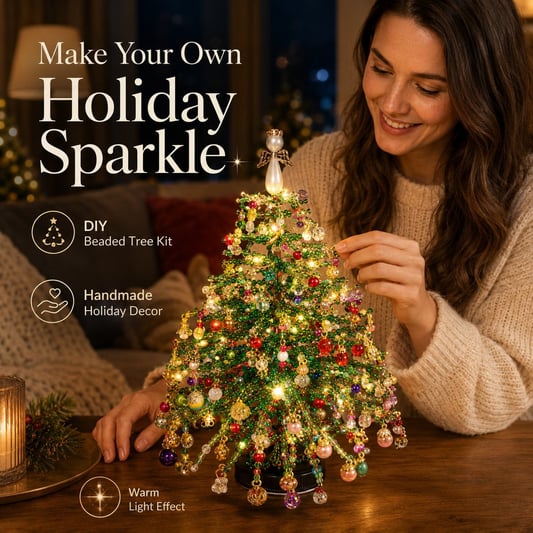 Beaded Christmas Tree DIY Craft Kit