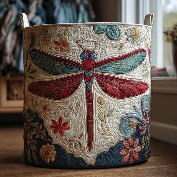 The Amity Crimson Dragonfly Basket