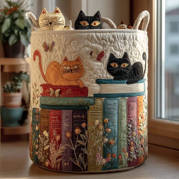The Gwenna Storybook Cat Basket