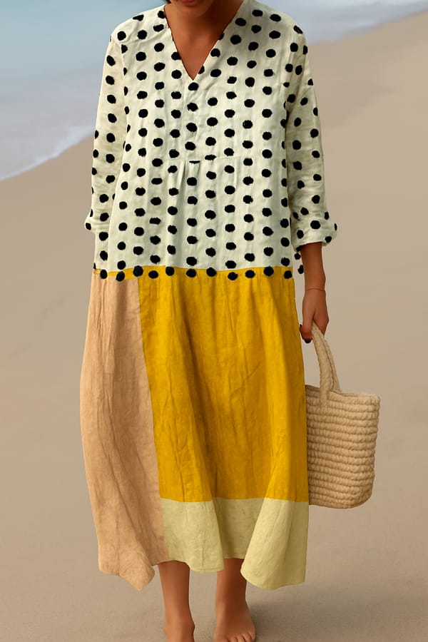The Carmen Relaxed Midi Dress