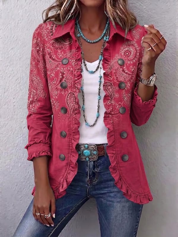 The Rhea Paisley Jacket
