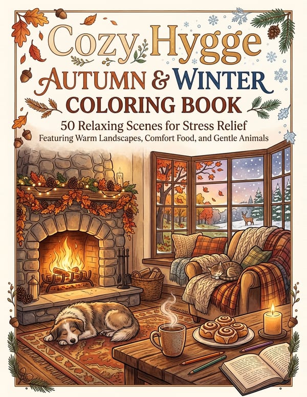 Cozy Hygge Autumn & Winter Front Cover