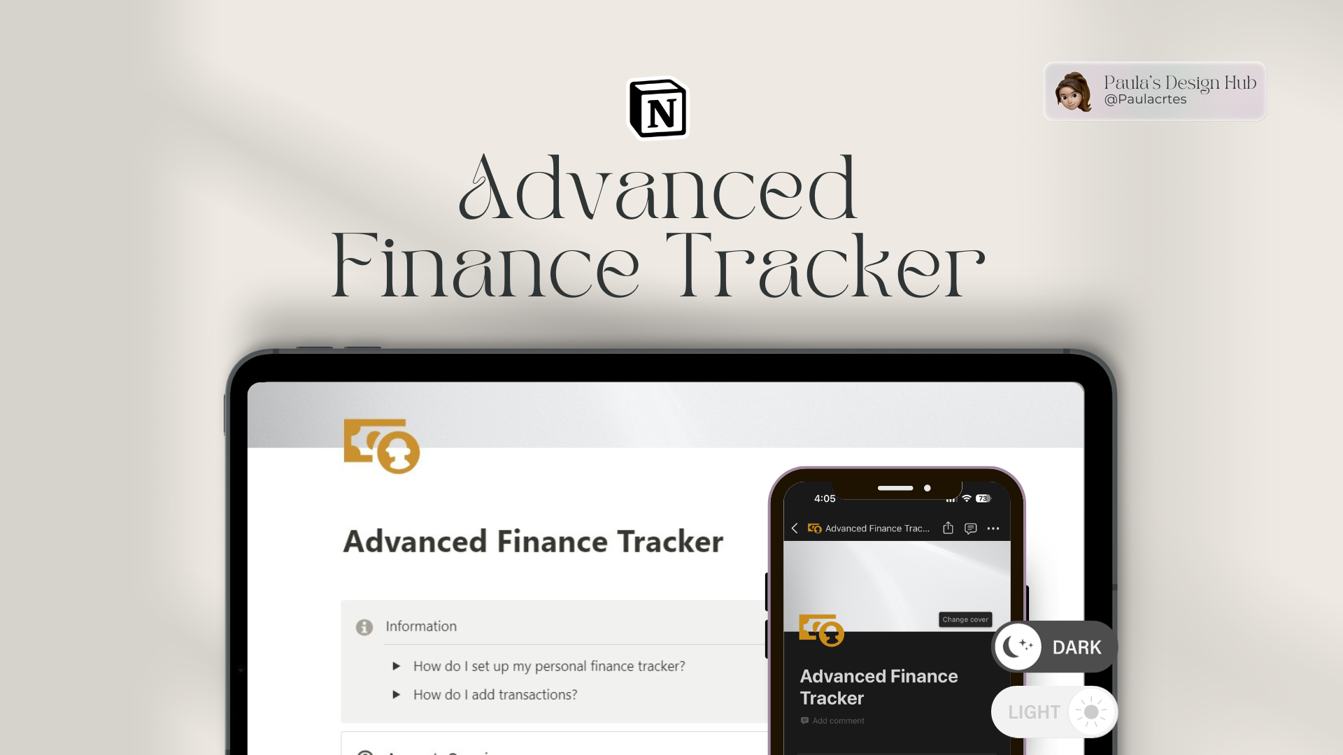 Advanced Finance Tracker