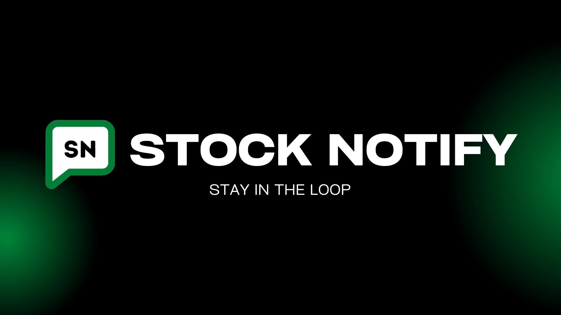 Stock Notify Premium