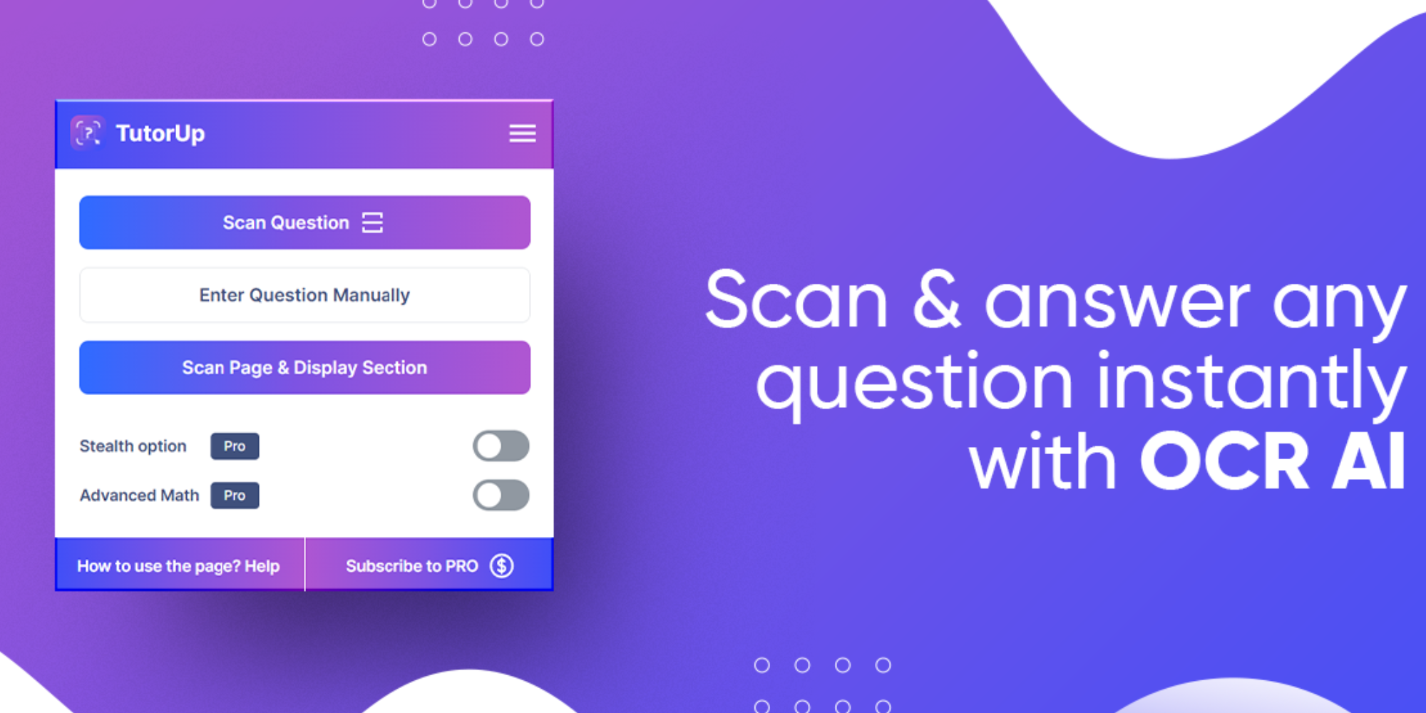 TutorUp AI Homework Helper