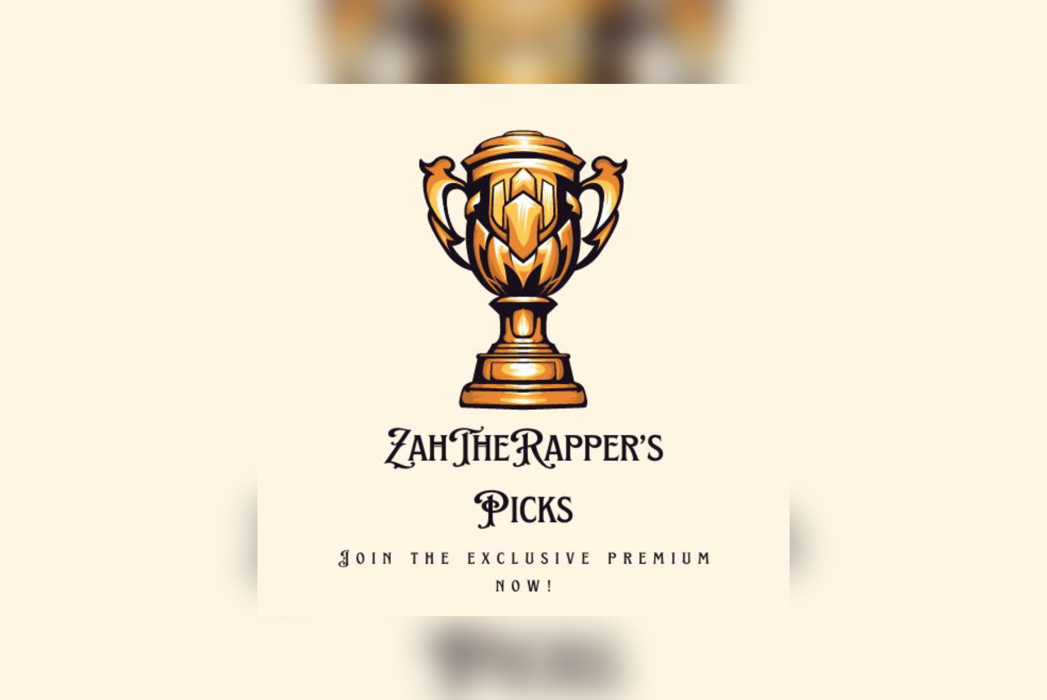 ZahTheRapper's Picks