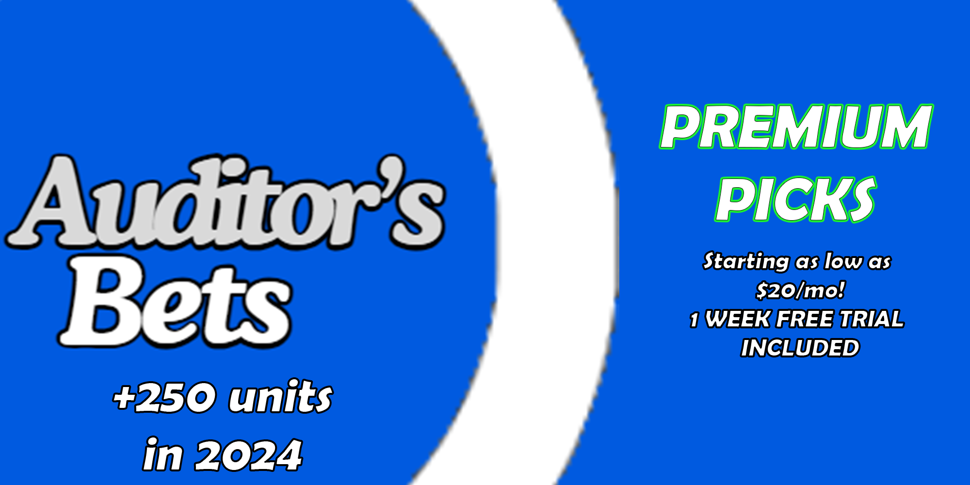 Auditor's Premium Bets
