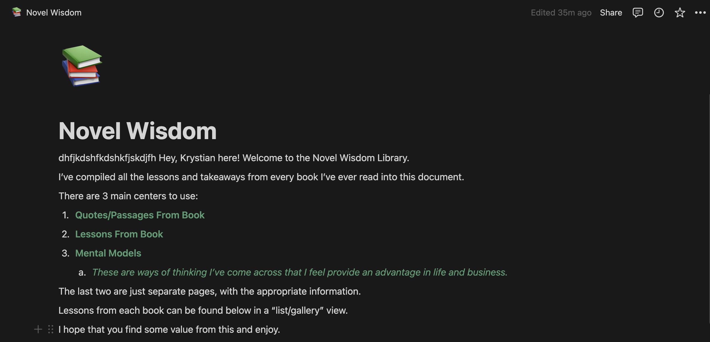 Novel Wisdom Library