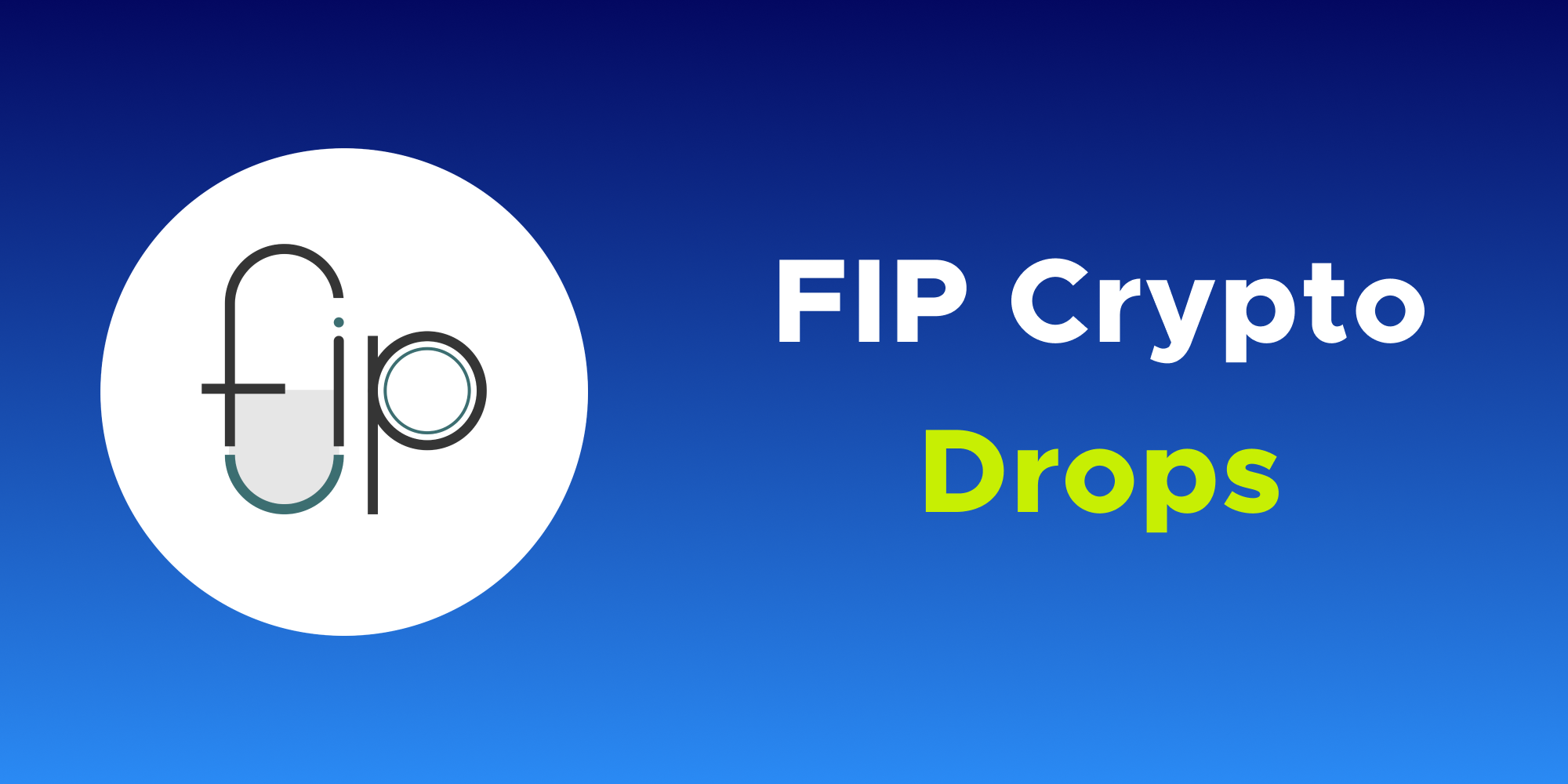 FIP Crypto Drops Sheet