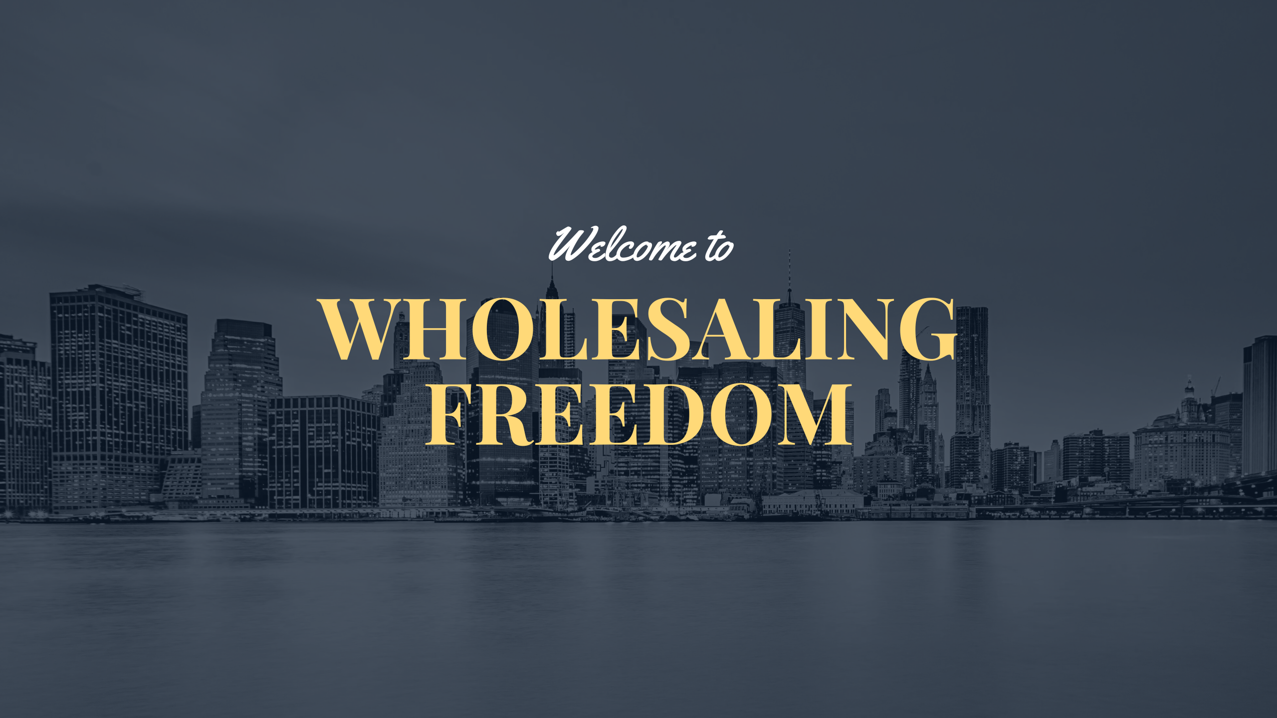 Wholesaling Freedom Membership
