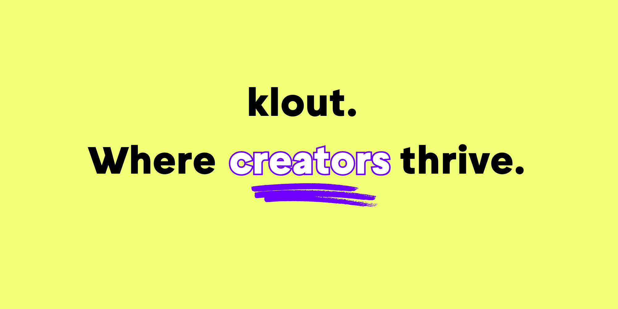 Klout Creators