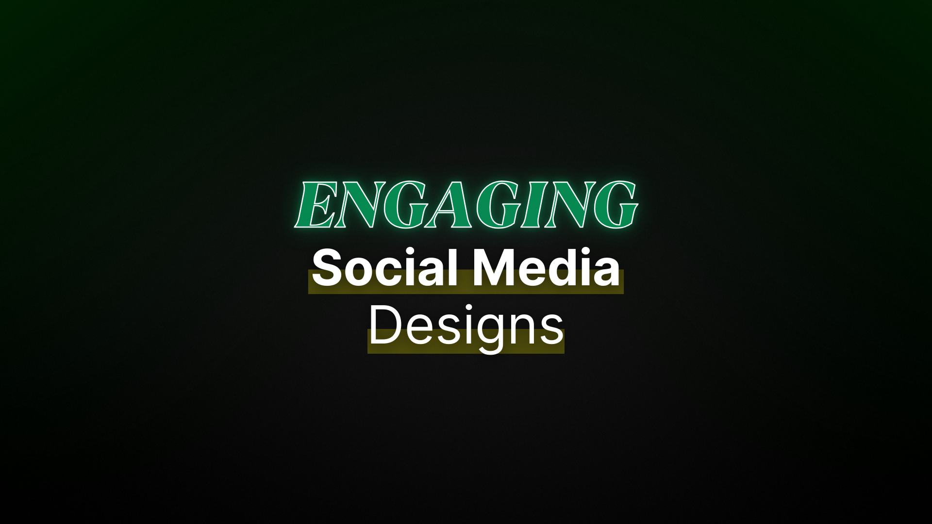 Engaging Social Media Design