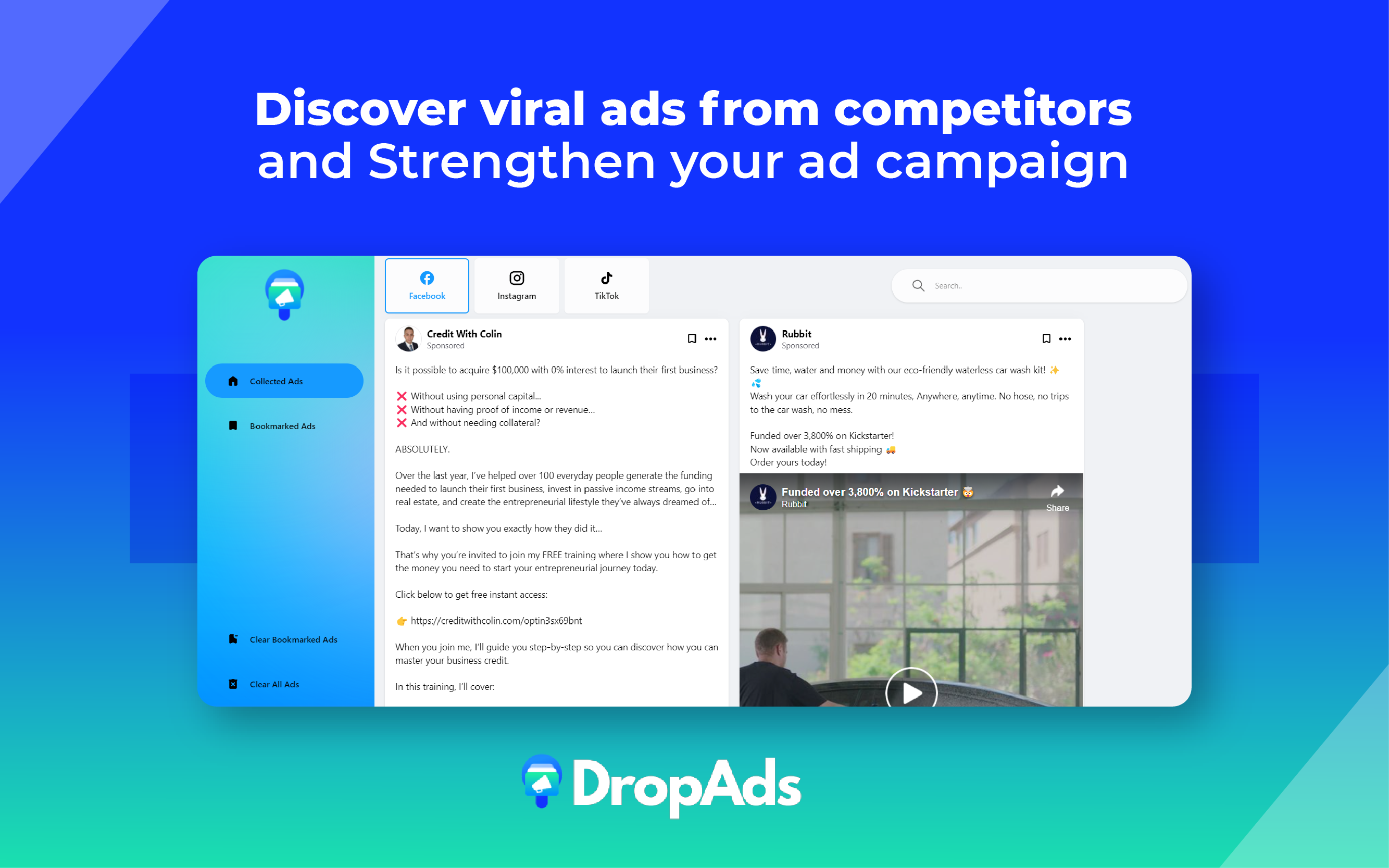 DropAds - Ad Finder & AdSpy