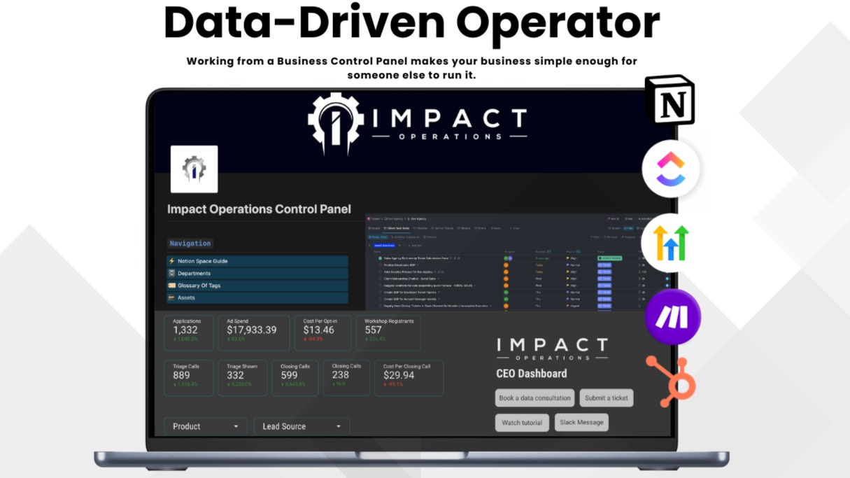 Data Driven Operator