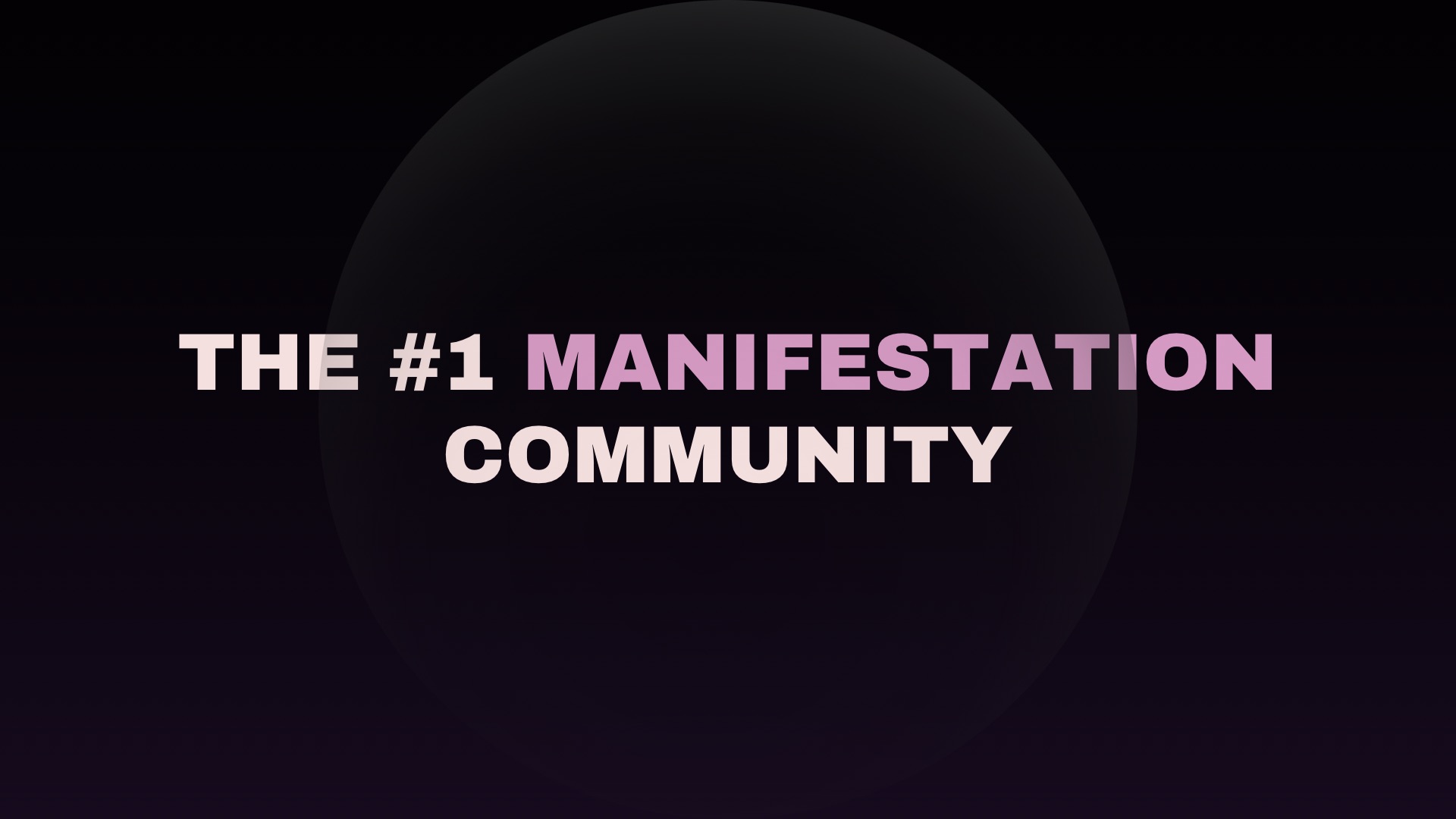 Manifestation Circle