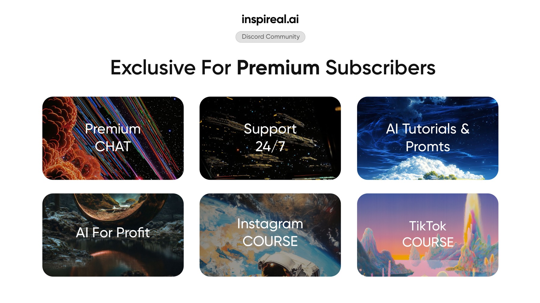inspireal.ai・Discord + Course