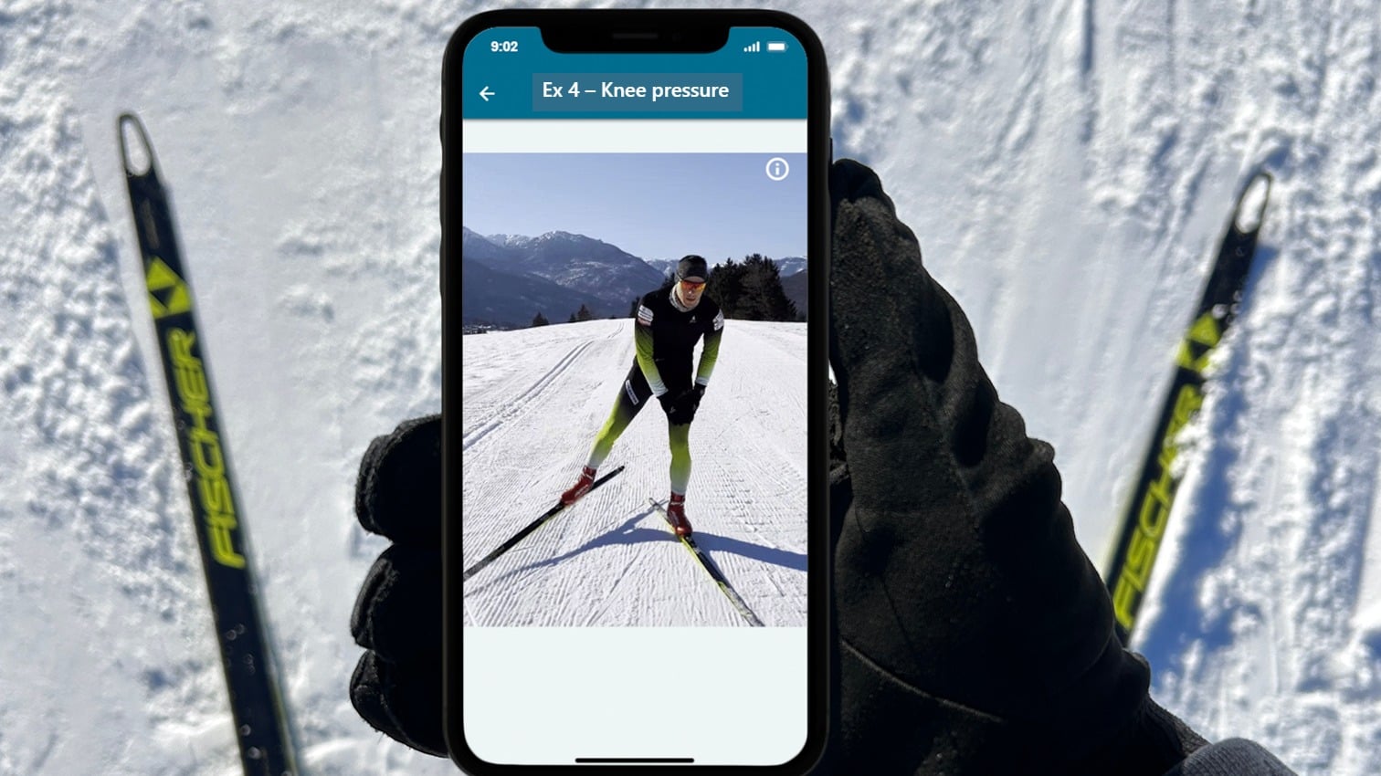 Self-learn Cross ski