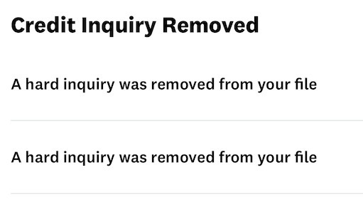 Inquiry Removal