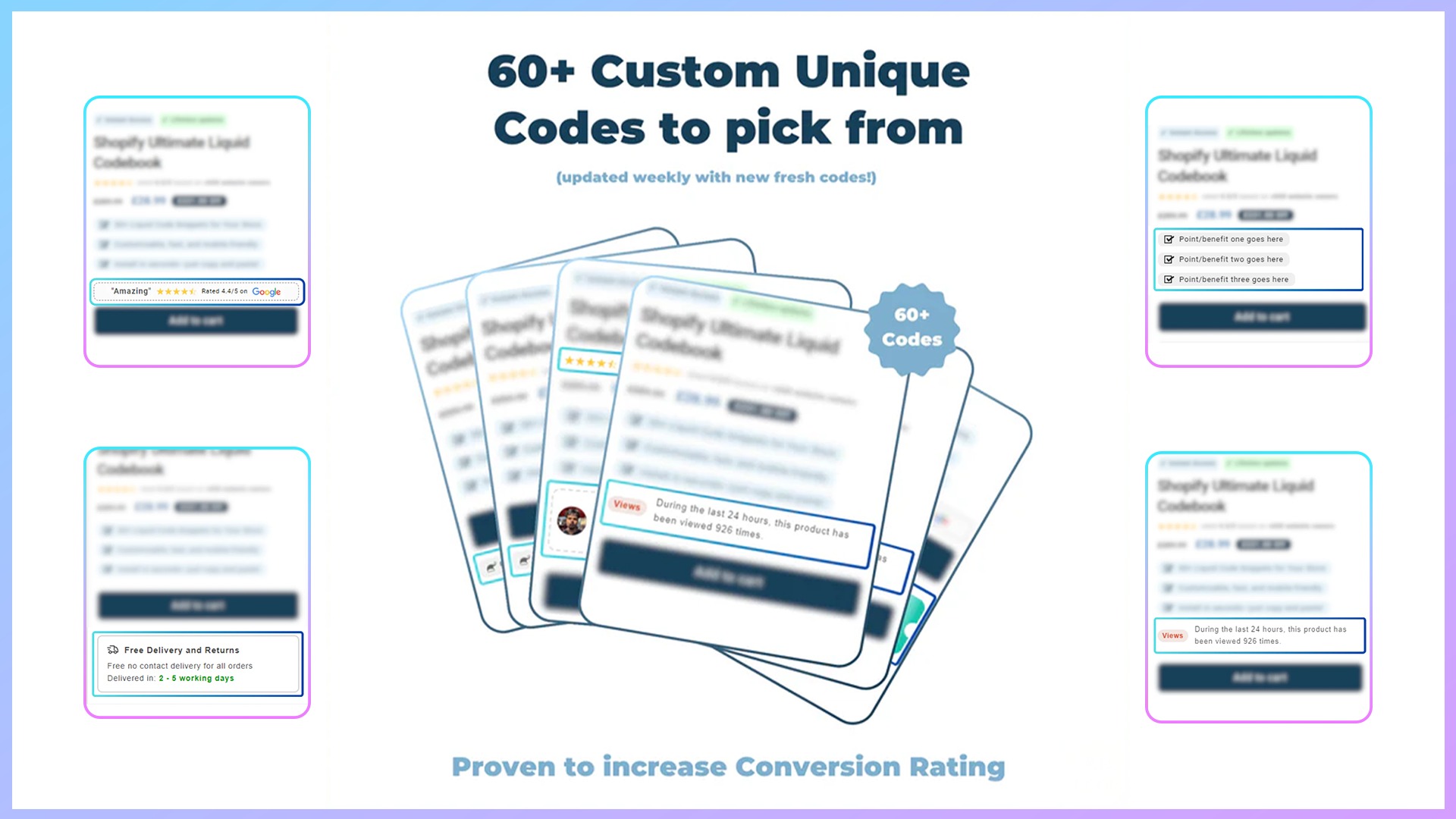 60+ Shopify Liquid Sections